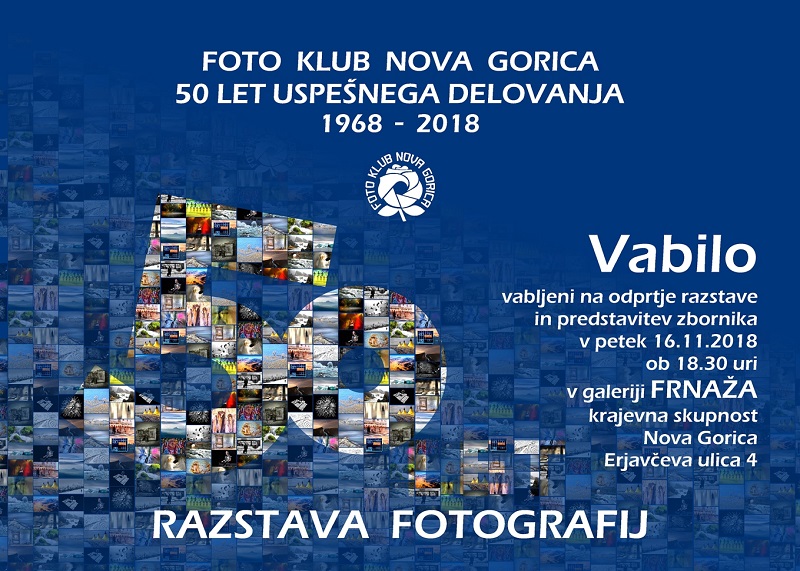Vabilo FK Nova Gorica 50 let B novo1